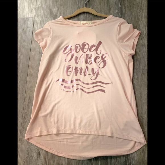 NWT, Good Vibes Only Hi-Low Top, Girls 10 - Picture 1 of 2